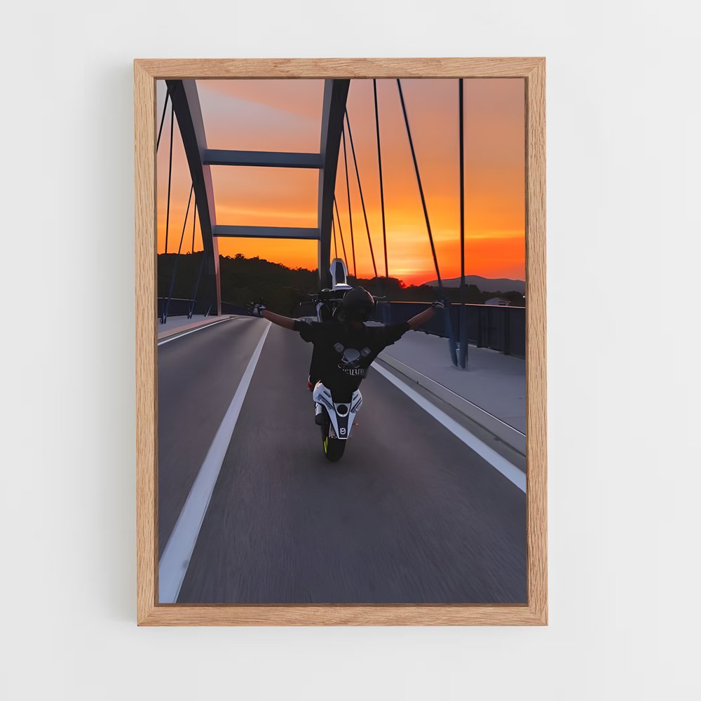 Poster supermoto audacieux – affiche Husqvarna (vue 4)